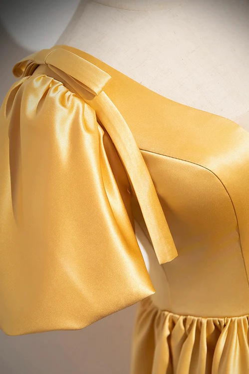Charming V Neck Satin A Line Party Dress Long Prom Evening Dress cc2111