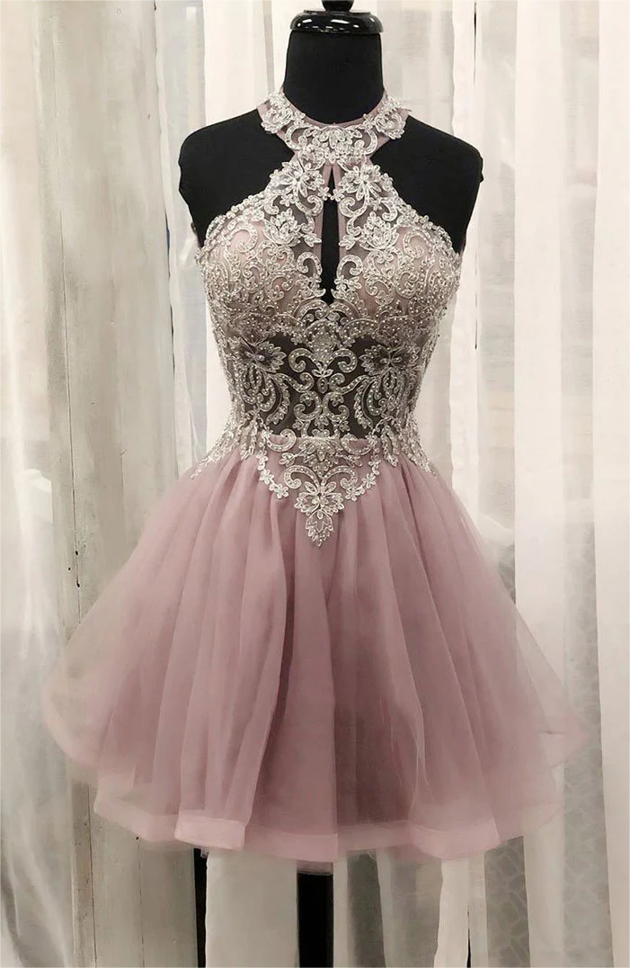 sachin and babi light blue dress Mini Pink Homecoming Dress with Feather Embellishments and Zipper Back for  Holiday Evening Wear from Dhgate Prom Dresses