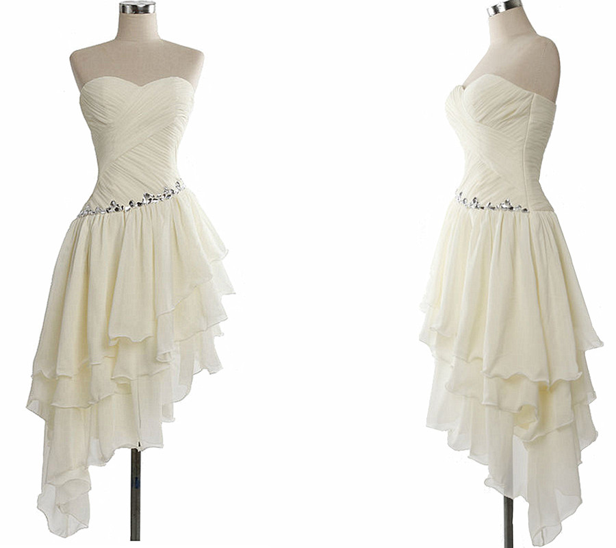 Charming Prom Dress Chiffon Evening Dress Pleat Homecoming Dress Noble Homecoming Dress