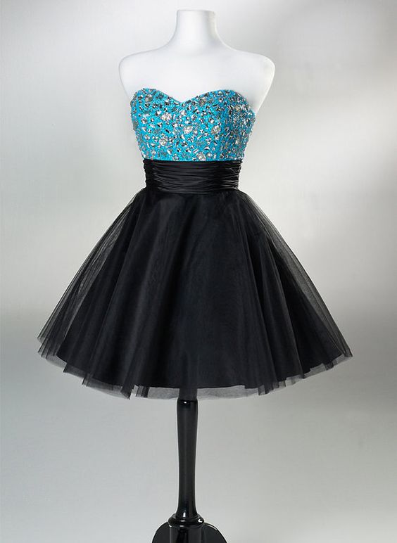 Homecoming Dress,tulle Homecoming Dress,cute Homecoming Dress,homecoming Dress,short Prom Dress,black Homecoming Gowns,beaded Sweet 16 Dress