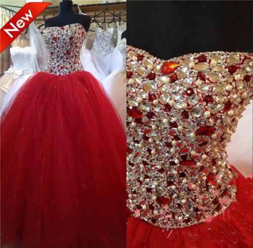 Red Prom Dress,ball Gown Prom Dress,princess Prom Gown,beaded Prom Dresses,sexy Evening Gowns, Fashion Evening Gown,sexy Graduation Dress For