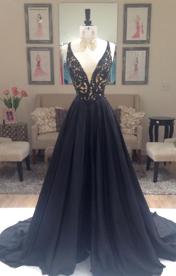 Black Prom Dresses,backless Prom Dress,sexy Prom Dress,simple Prom Dresses,2016 Formal Gown,evening Gowns,beaded Party Dress,prom Gown For Teens