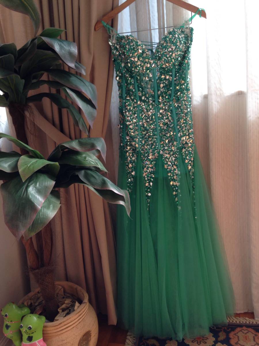 Green Prom Gown,sexy Prom Dresses,evening Gowns,mermaid Party Dresses,tulle Evening Gowns,modest Formal Dress,evening Gown For Teens