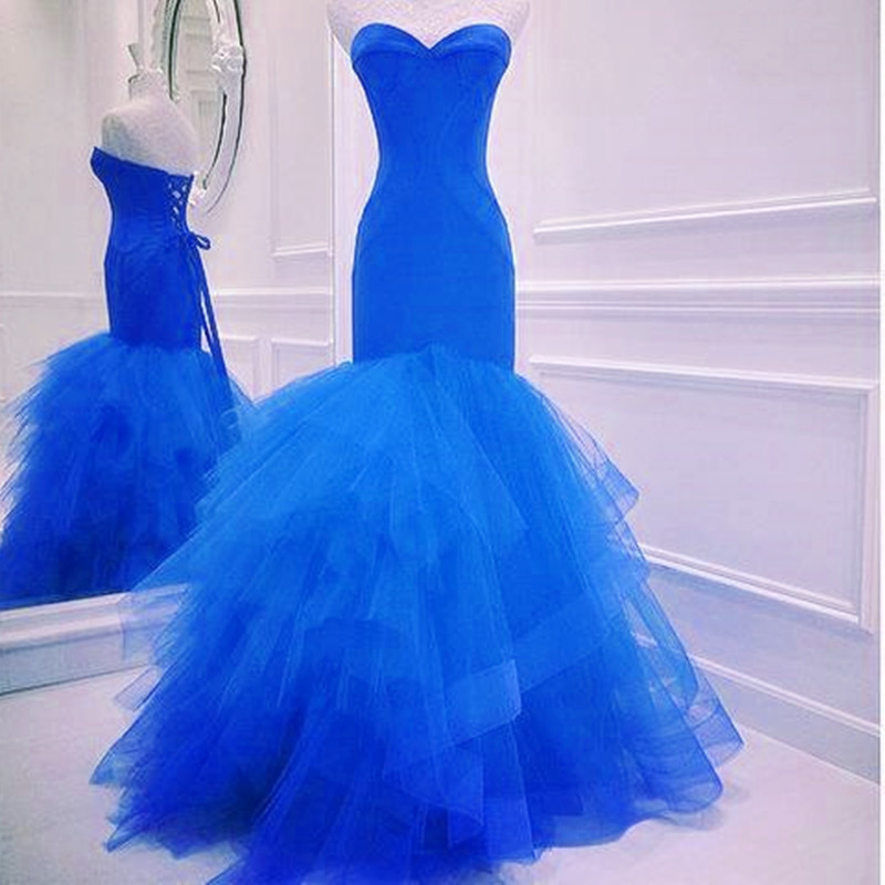 Prom Dresses,evening Dress, Prom Dress,modest Prom Dress,prom Dress,royal Blue Prom Dress,mermaid Prom Dress