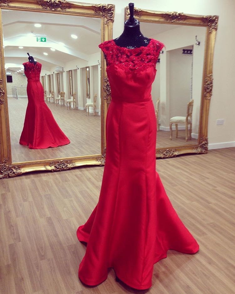 Prom Dresses,evening Dress,red Prom Dress,lace Prom Gown,lace Prom Dresses,lace Evening Gowns,mermaid Formal Gown,party Dresses For Teens Girls