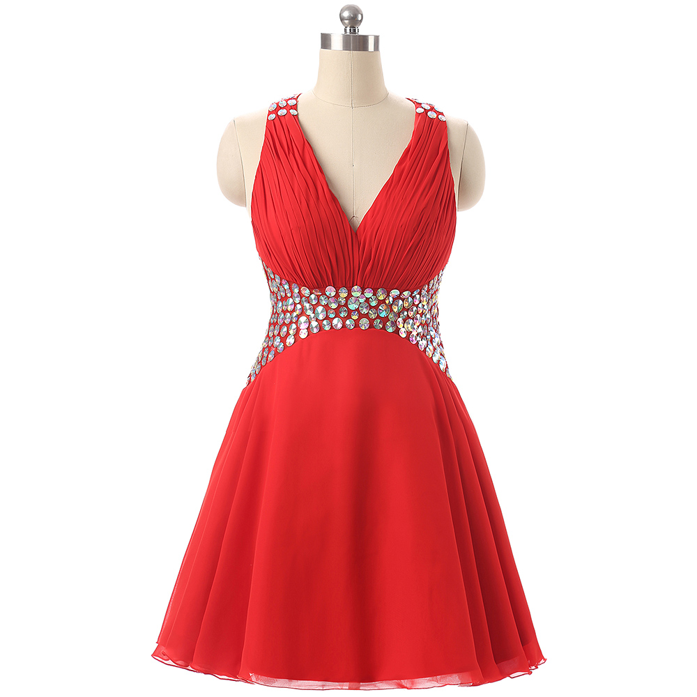 Prom Dresses,charming Prom Dress,v Neck Prom Dresses,beading Prom Dress