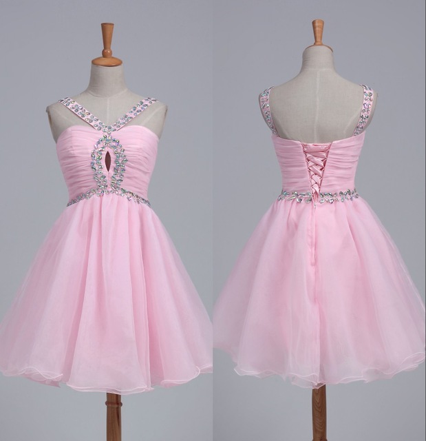 Pink Homecoming Dresses,homecoming Dresses, Cute Homecoming Dresses,tulle Homecoming Gowns,short Prom Gown