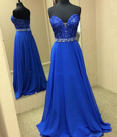 Prom Dresses,evening Dress,party Dresses,lace Prom Gown, Fashion Prom Dresses,royal Blue Evening Gowns,lace Party Dresses,beaded Evening