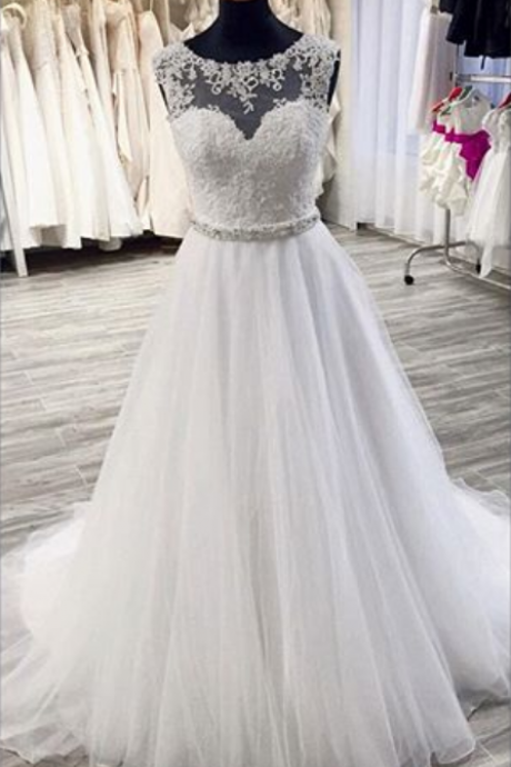 Wedding Dress A-line Wedding Dress White Wedding Dress,luxury Wedding Dress,crystal Wedding Dress,sweetheart Wedding Dress,beaded Wedding