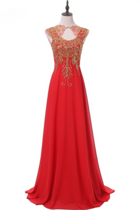 Formal Elegant Long Floor Length Green Royal Blue Red Appliques Custom Size Robe De Soiree Evening Dresses