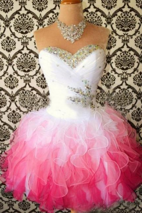 Sweetheart Tulle Short Homecoming Dress,custom Made A Line Short Mini Prom Dresses, Dresses For Prom, Short Prom Dresses, Prom Dresses, Formal
