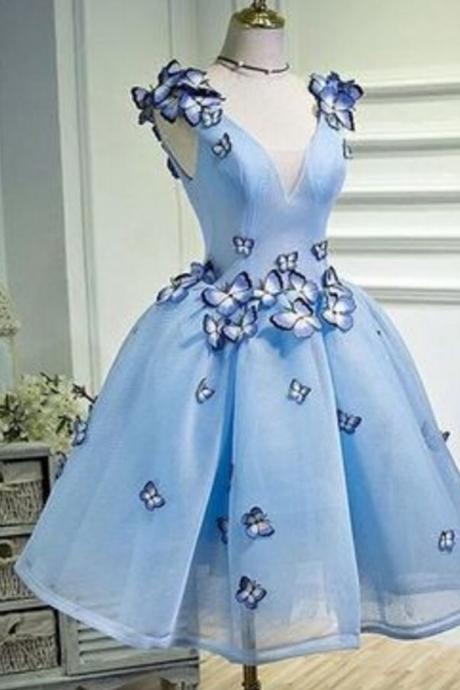 Beautiful Custom Made Short Homecoming Dresses Sleeveless,