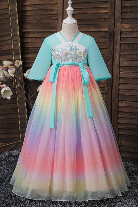 Flower Girl Dresses Summer&amp;#039;s Children&amp;#039;s Dress Period Dress