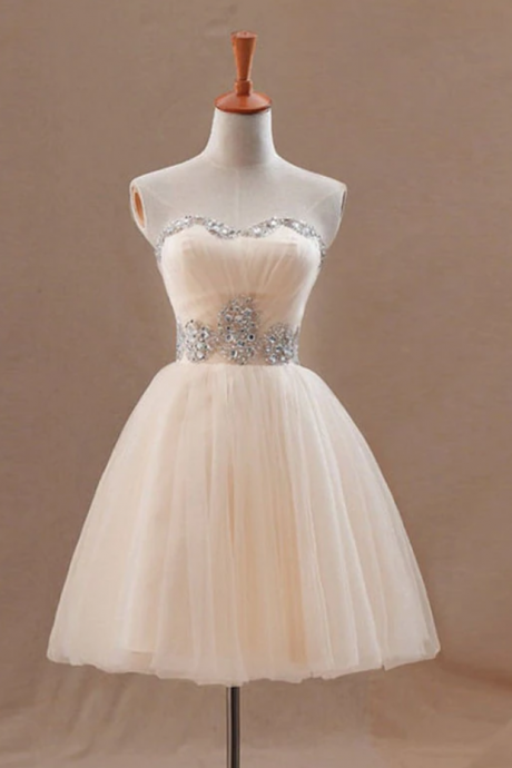 Homecoming Dresses,a Line Tulle Short Prom Dress, Homecoming Dress