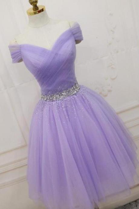 Cute Sweetheart Knee Length Homecoming Dress, Short Prom Dress