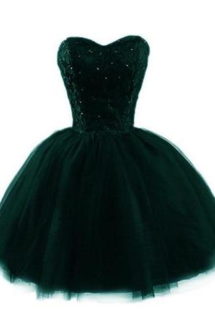 Tulle Ball Gown Short Homecoming Dress, Short Prom Dress, Junior Party Dresses