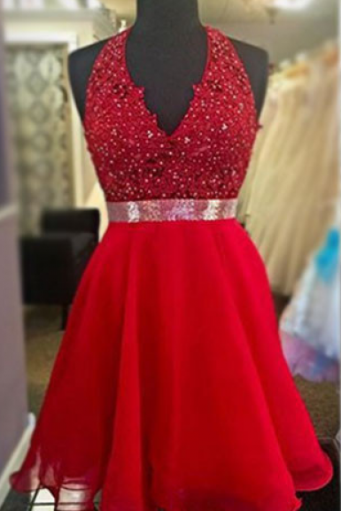 Charming Homecoming Dress,tulle Homecoming Dress,backless Halter Homecoming Dresses,short Prom Dress