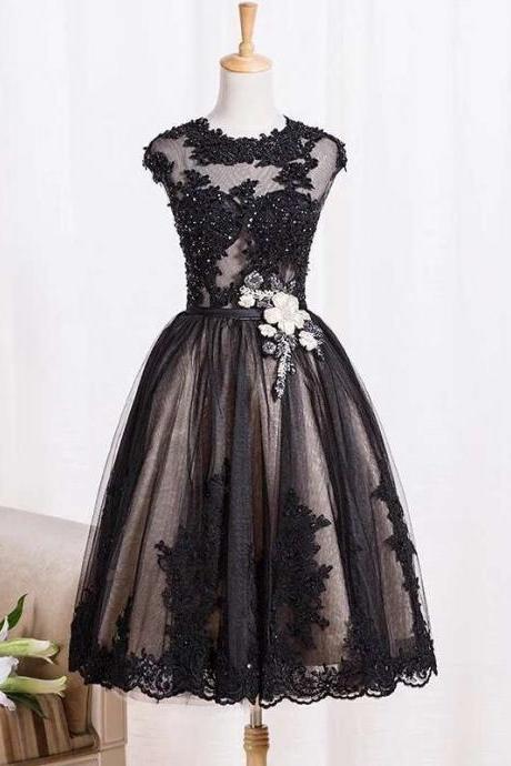 Lace And Appliques Short Prom Dresses,charming Homecoming Dresses,homecoming Dresses