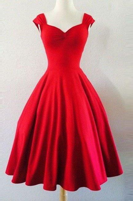 Homecoming Dresses,simple Red Sweetheart Short Prom Dress, Homecoming Dress