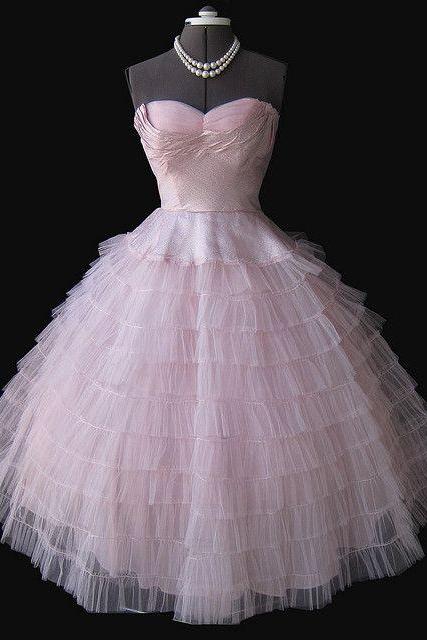 Pink Prom Dress,tulle Prom Dress,fashion Homecoming Dress,sexy Party Dress
