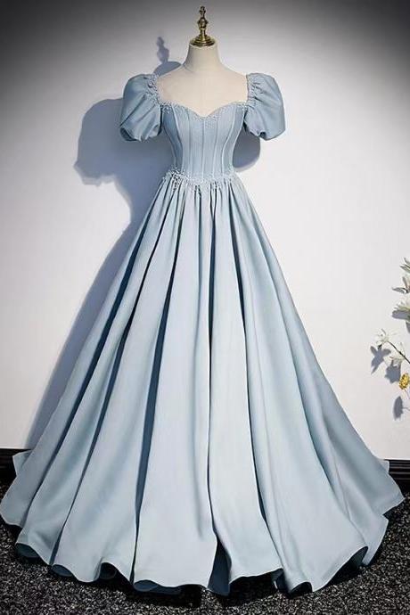 Cute ,blue Party Dress,off Shouder Prom Dress ,princess Ball Gown Dress,sweet Quinceanera Dress