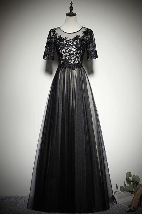 Dress female simple and generous new thin noble and elegant chorus conductor evening dress dresses long 