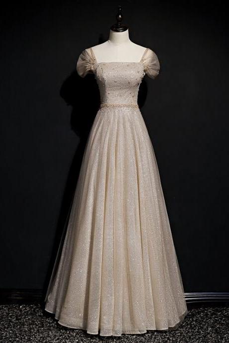 Bridesmaid Dress Fairy Temperament Evening Dresses Female Senior Texture Atmospheric Engagement Simple And Generous
