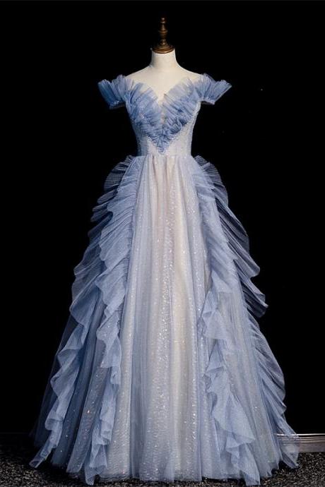 Bridal wear new spring thin high-end temperament engagement annual light luxury niche evening dresses female