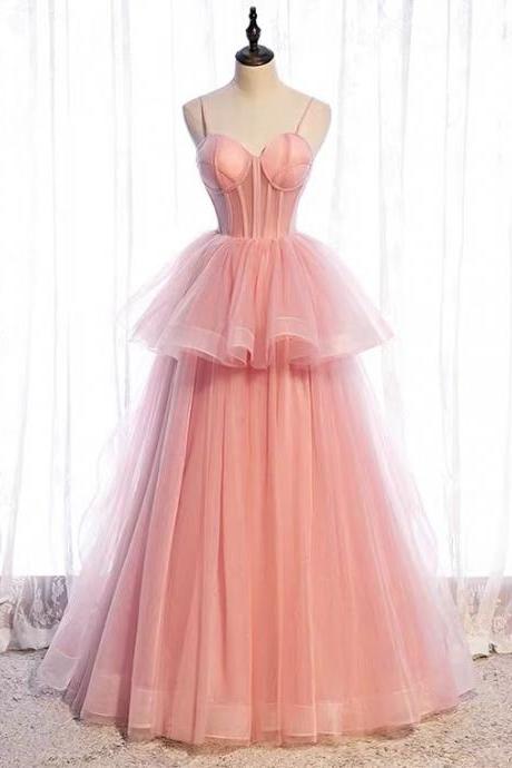Prom Dresses,pink Evening Dress, Fairy Dress
