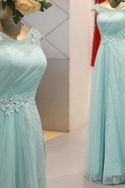 Charming Prom Dress Lace Tulle Evening Dress Appliques Party Dress V-neck Prom Dress A-line Prom Dress
