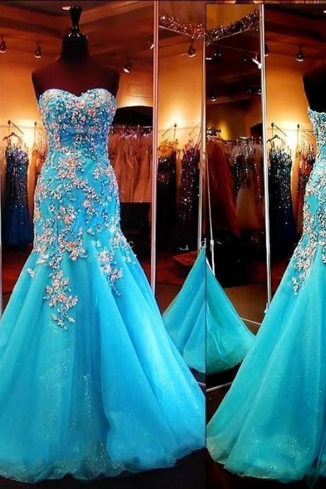 Mermaid Style Prom Party Formal Sexy Long Evening Pageant Dress Custom Make