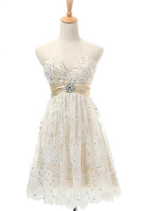 Lace Homecoming Dress,Homecoming Dress,Homecoming Dresses,Lace Homecoming Dress,Short Prom Dress,Country Homecoming Gowns,Sweet 16 Dress,Simple Homecoming Dress,Parties Gowns For Teens