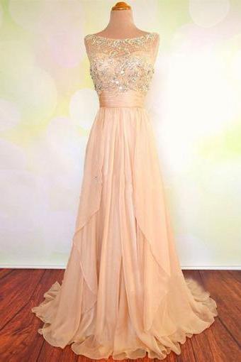 Prom Dresses,Evening Dress,pink prom dress, long prom dress, cheap prom dress, chiffon prom dress, modest prom dress