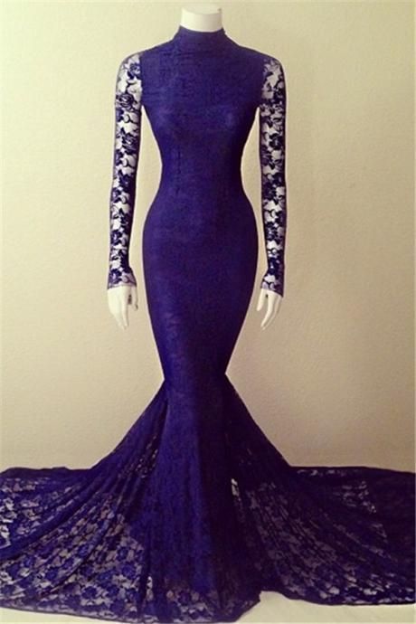 Prom Dresses,evening Dress,mermaid Prom Gown,royal Blue Evening Gowns,party Dresses,mermaid Evening Gowns,sexy Formal Dress For Teens