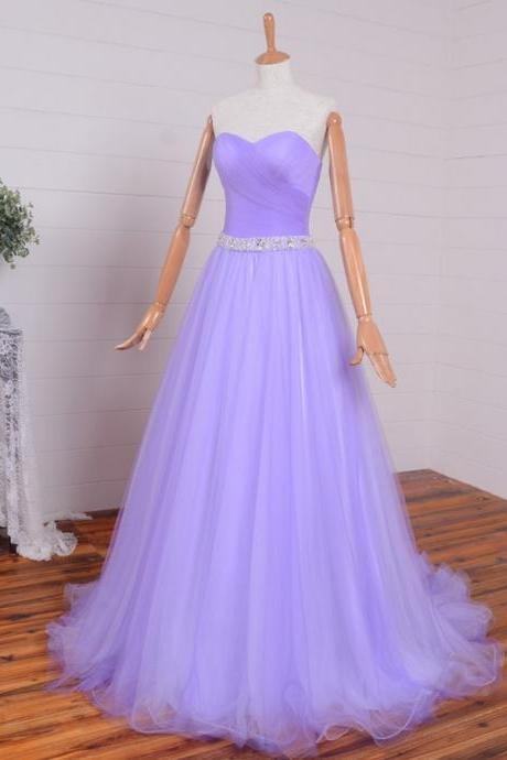 Prom Dresses,evening Dress,sweetheart A-line Sleeveless Romantic Evening Dress Elegant Evening Dress,modest Evening Gowns,simple Party Gowns