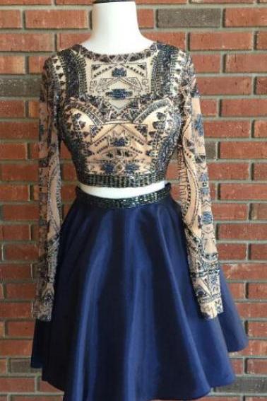 Prom Dresses,evening Dress,2 Piece Homecoming Dress,short Homecoming Dresses,homecoming Dress,beautiful Prom Gown,2 Piece Cocktail Dress