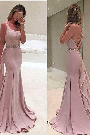 Prom Dresses,Evening Dress,Pink Prom Dresses,chiffon Prom Gowns,Pink Prom Dresses,Long Prom Gown,Mermaid One Shoulder Prom Dress,Evening Gown,party Gown