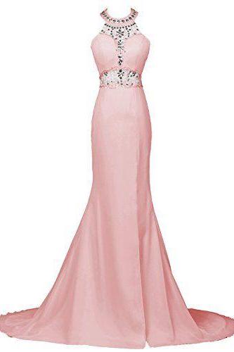 Prom Dresses,evening Dress,charming Prom Dress,mermaid Prom Dress,long Prom Dresses,blush Pink Prom Gowns