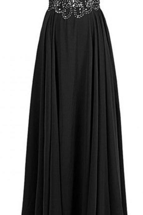 Prom Dresses,Evening Dress,Black Prom Dresses,Prom Dress,Chiffon Prom Dress,Prom Dresses,2017 Formal Gown,Party Dress,Prom Gown For Teens