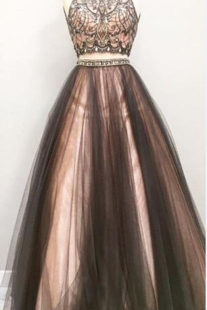 Prom Dresses,Evening Dress,Prom Dresses,Prom Dresses,2 Piece Prom Gown,Two Piece Prom Dresses,Black Evening Gowns,2 Pieces Party Dresses,Black Evening Gowns,Formal Dress For Teens