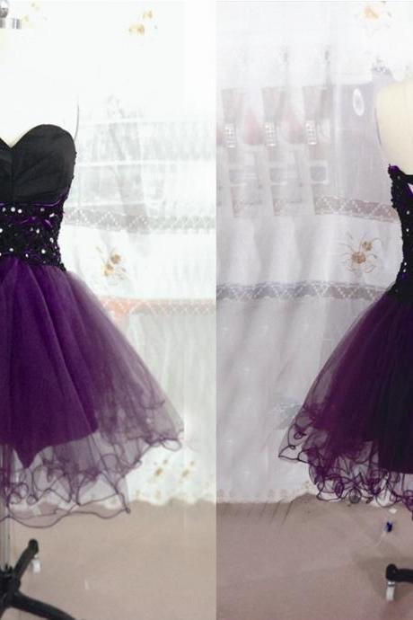 Homecoming Dresses,tulle Homecoming Dress,grape Homecoming Dress,lace Homecoming Dress,short Prom Dress,country Homecoming Gowns,sweet 16