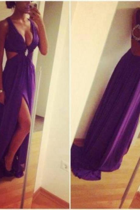 Prom Dresses,Evening Dress,Party Dresses,Chiffon Prom Dresses,purple Evening Dress,Prom Dress,Prom Gown,Sexy Prom Dress,Long Prom Gown,Modest Evening Gowns for Teens