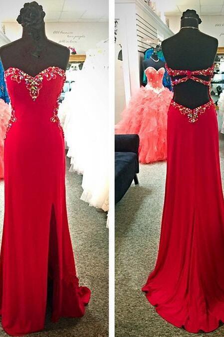 Prom Dresses,evening Dress,party Dresses,sexy Prom Dresses,red Prom Dress,chiffon Evening Gown,long Formal Dress,prom Gowns,open Backs Night Club