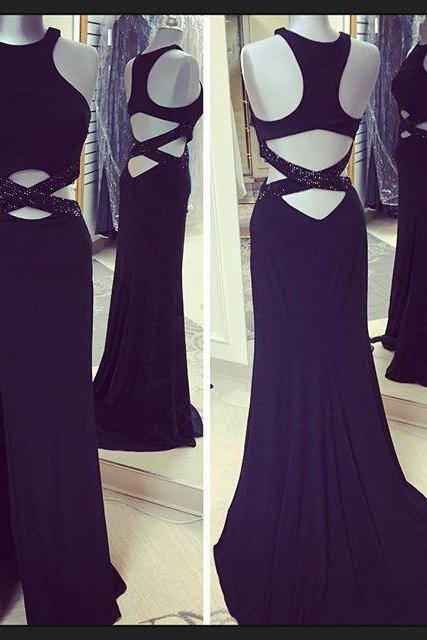 Prom Dresses,Evening Dress,Party Dresses,Black Prom Dresses,Backless Prom Dress,Chiffon Prom Dress,Mermaid Prom Dresses,Formal Gown,Open Back Evening Gowns,Open Backs Party Dress,Prom Gown For Teens