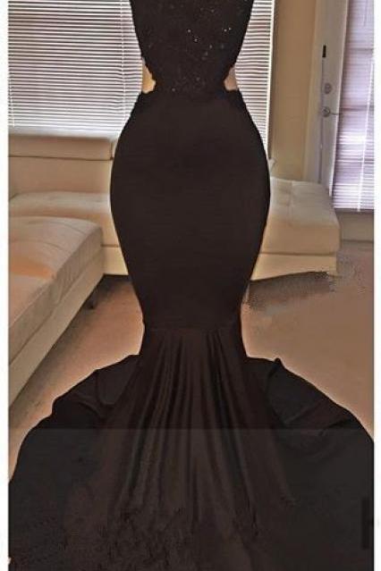 Prom Dresses,Evening Dress,Party Dresses,Black Prom Dresses,Mermaid Prom Dress,Lace Prom Dress,Lace Prom Dresses,2017 Formal Gown,Lace Evening Gowns,Party Dress,Lace Prom Gown For Teens