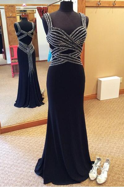 Prom Dresses,evening Dress,party Dresses,black Prom Dresses,backless Prom Dress,chiffon Prom Dress,mermaid Prom Dresses,2017 Formal Gown,open