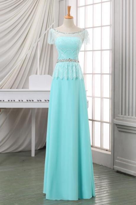 Prom Dresses,evening Dress,party Dresses,prom Dress/evening Dress With Beadings, Baby Blue Long Homecoming Dress/evening Dress/party Dress,plus