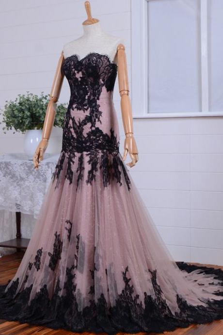 2017 Lace Long Elegant Prom Dresses ,party Dresses
