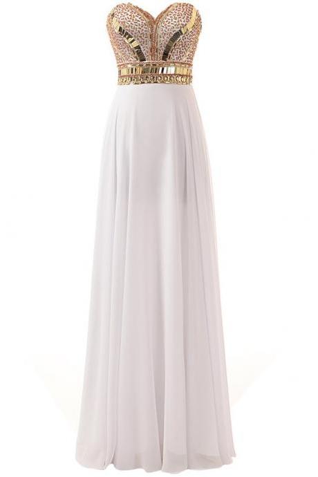 Sexy Long Prom Dress,chiffon Prom Dresses Formal Evening Gown