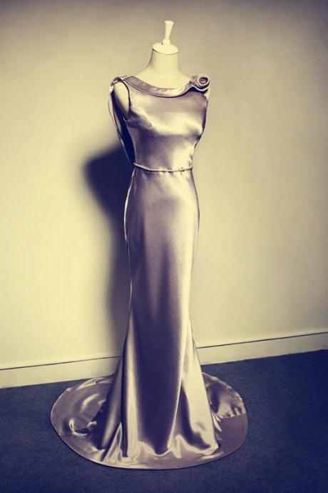 Long Formal Dresses,satin Prom Dress,backless Prom Dress,charming Prom Dress,mermaid Prom Dress